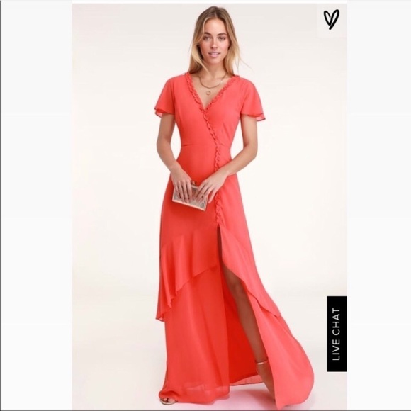 Lulu’s Maxi Dress size S - Picture 2 of 12